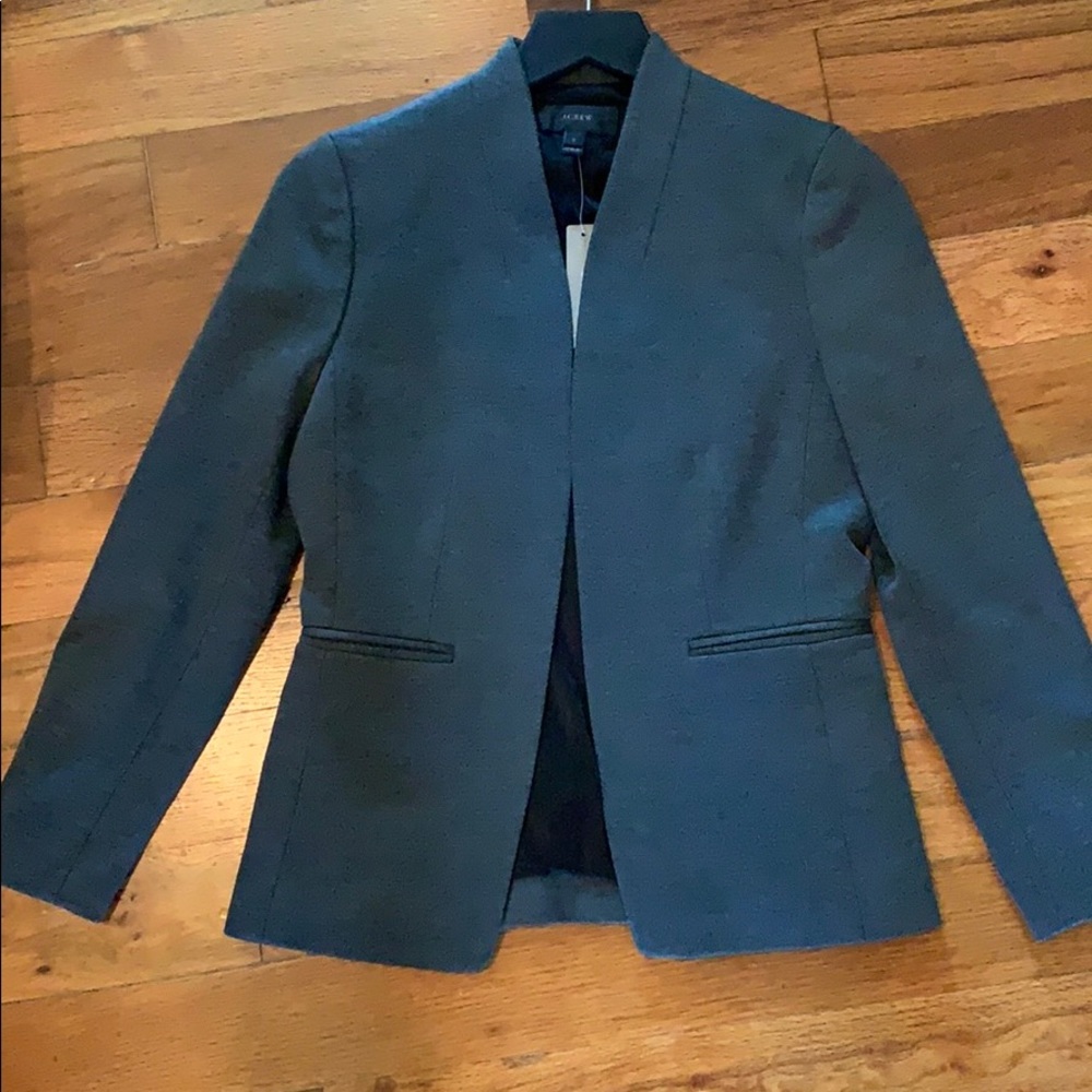 J. Crew Charcoal Gray Going Out Blazer